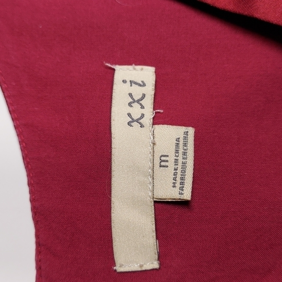Forever 21 XXI Red Dress Sleeveless Lined Size M - Picture 7 of 13
